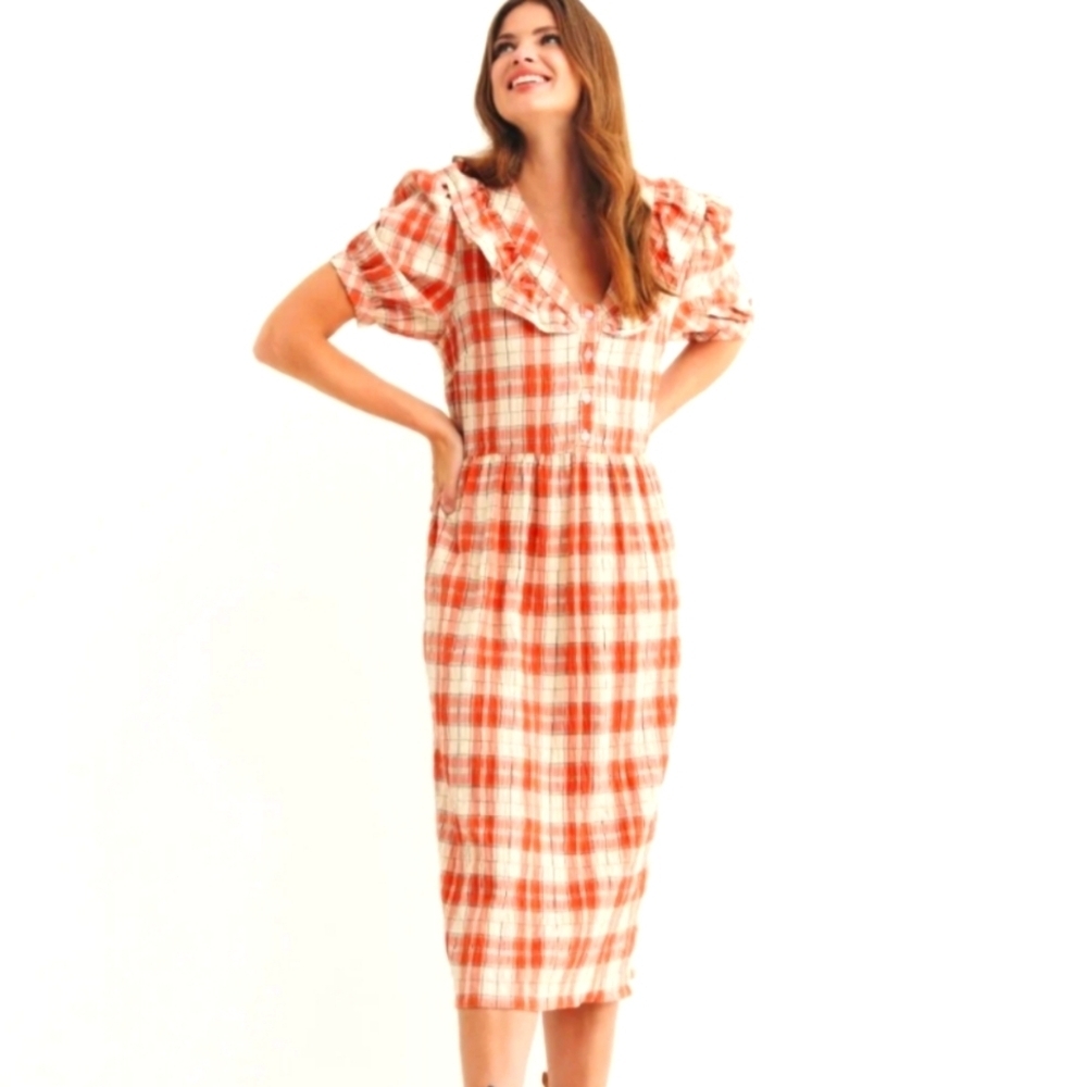 Nobody's Child Nikita check dress size  12
